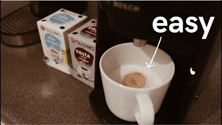 How to make a Cappuccino with Tassimo Suny coffee machine  Costa [upl. by Conan277]