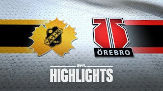 Skellefteå vs Örebro  31 okt 2024  Highlights [upl. by Niwrek]