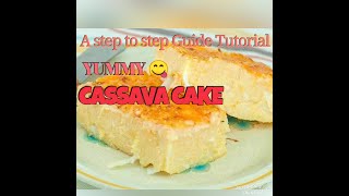 Filipino Dessert CASSAVA CAKE [upl. by Pahl911]