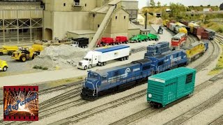 HO Scale Model Trains at The Sebring Model Railroad Clubs 2018 Open House [upl. by Mert]