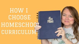 Choosing Homeschool Curriculum  How I Plan  High School [upl. by Willyt]