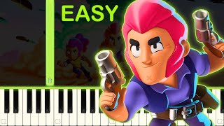 BRAWL STARS  EASY Piano Tutorial [upl. by Ecnerat]