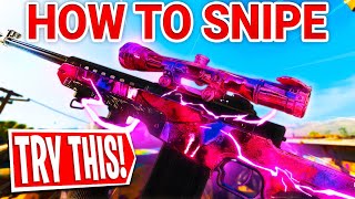 How to SNIPE on Black Ops Cold War Best Settings Sniping Classes Tips Movement Sniper Secrets [upl. by Adriena]