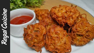 অল্প উপকরনে ঝটপট নুডুলস পাকোড়া  Instant Noodles Pakora  Noodles Pakora Bangla  Maggie Pakora [upl. by Emee91]