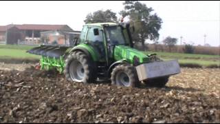 Deutz Fahr Agrotron 630 TT e Quadrivomere VITTONE in Aratura [upl. by Jacey]