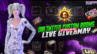 Bgmi Custom Room Live Giveaway 💰 Play Bgmi amp Win UC  Redeem Code [upl. by Aserahs]