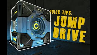 Quick Tips Jump Drives  Space Engineers [upl. by Kcam]