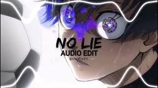 no lie  sean paul ft dua lipa edit audio [upl. by Terrye624]