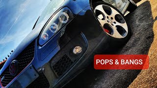 POPS amp BANGS Mk5 Gti Pcv Delete [upl. by Atteram2]