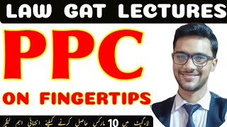 LAW GAT PPC on fingertips  law gat ppc mcqs  Pakistan Penal Code1860 lecture for law gat [upl. by Narag]