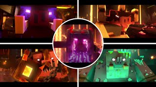 Minecraft Legend  All Bosses Fight amp Ending [upl. by Leiram794]