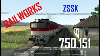 Railworks  Train Simulator 2016  ZSSK 750151  DOWNLOAD [upl. by Angeline531]