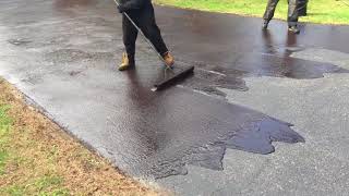 ProSealer’s Driveway Sealing Done in 5 min [upl. by Ramraj]