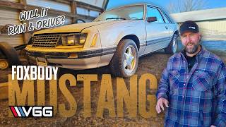 BARNFIND FoxBody Mustang Parked 23 YEARS Will It RUN AND DRIVE Home [upl. by Noruq]