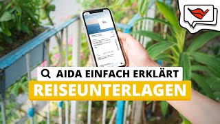 Reiseunterlagen AIDA Ticket  AIDA einfach erklärt 💡 [upl. by Nahij300]