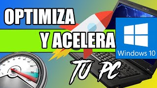 ☑️Cómo OPTIMIZAR Y ACELERAR tu computadora con WINDOWS 10 FUNCIONA  2022⚡⚡⚡ [upl. by Otrebile]