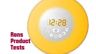 Test  ORSEN Wake up Light Lichtwecker  Aufwachen mit Licht und Radio im Test [upl. by Ibok]