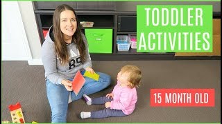 WHAT ACTIVITIES MY TODDLER DOES IN A DAY  15 MONTH OLD [upl. by Trina861]