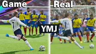 David Beckham’s best goals recreated  YMJ [upl. by Jeunesse]