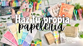 ✨Haz tu propia tu propia papelería casera✨  parte 4📓🖍 [upl. by Wesle]