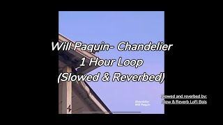 Chandelier Will Paquin slowed and reverbed 1 Hour Loop [upl. by Karole1]