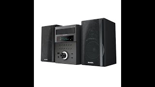 Sharp XLBH250 Micro Shelf Executive Speaker System [upl. by Auhso254]