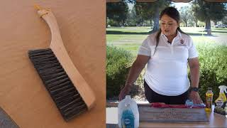 Bronze Memorial Marker Cleaning [upl. by Curhan]