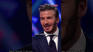 David Beckham Retells His Iconic Free Kick Against Greece shorts football soccer [upl. by Buhler]