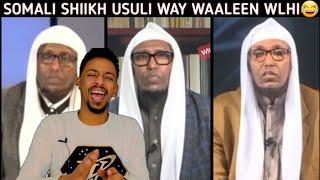 SUAALIHII UGU LAYAABKA BADNAA EE LAWAYDIIYAY SHIIKH USULI😂  AR SOMALI YAA SHIIKH UNOQON JIRAY 😂 [upl. by Trik]