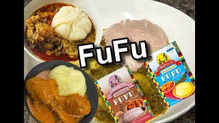 Fufu Recipe  African famous food [upl. by Fillender]