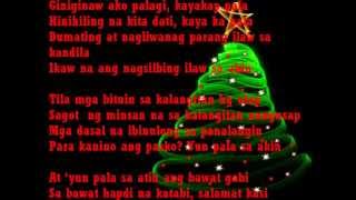 Liwanag ng Pasko by Dello with lyrics [upl. by Imar]