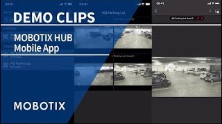 EN MOBOTIX HUB  Mobile App [upl. by Skolnik]