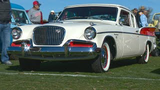 1957 Studebaker Silver Hawk  Car Show in Tubac AZ [upl. by Erdnassak754]