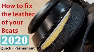 How to fix the peeling leather on your Beats by Dre Earcups at Home [upl. by Aydiv]