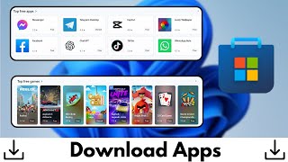 How To Download Apps In Laptop Or PC Windows 11 [upl. by Itsa630]
