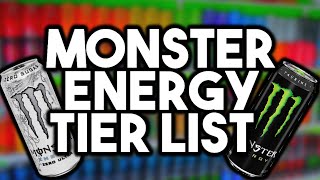 The DEFINITIVE Monster Energy Flavor Ranking Tier List [upl. by Valentin]