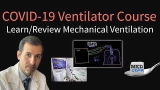 COVID19 Ventilator Course Learn or Review Mechanical Ventilation Free at MedCramcom [upl. by Eiaj]