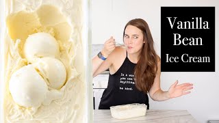 HOW TO MAKE VANILLA BEAN ICE CREAM An easy 5 ingredient vanilla bean ice cream recipe [upl. by Sammons233]