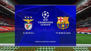 Benfica vs FC Barcelona  UEFA Champions League  21st January 2025 Full Match 4K  FC 25 [upl. by Janean588]