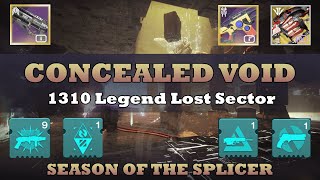 Concealed Void  1310 Legend Lost Sector [upl. by Barimah726]