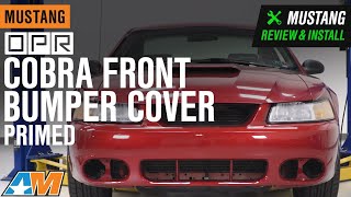 19992004 Mustang OPR Cobra Front Bumper Cover  Primed Review amp Install [upl. by Adoree]