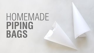 Homemade Parchment Paper Piping Bags [upl. by Clywd576]