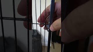 How to make an Hazardous Bird Cage Door Lock Safe for Birds [upl. by Valonia920]