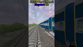 19115 Sayaji Nagri Express V2  Microsoft Train Simulator youtube shorts msts [upl. by Dorcia815]