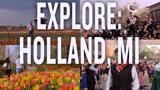 Exploring Holland Michigan Tulip Time Festival 🌷 P Allen Smith [upl. by Duer]