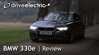 BMW 330e PHEV Car Review  DriveElectric [upl. by Cantlon]