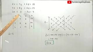 SISTEMA DE ECUACIONES POR MÉTODO DE CRAMER O DETERMINANTES Super fácil  Para principiantes [upl. by Sophronia]