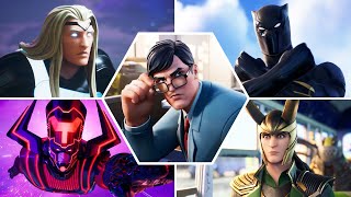 Fortnite All Marvel and DC Crossover Trailers and Cutscenes Season 1  17 [upl. by Ortrud]