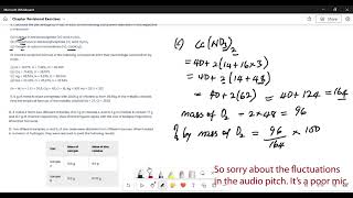 Chapter Revisional Exercises on Atoms Moles Formulae and Chemical Equations—Chemistry SS 1 [upl. by Aitam]