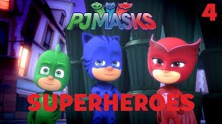 Superheroes Compilation Part 4  PJ Masks  Disney Junior [upl. by Ytrebil]